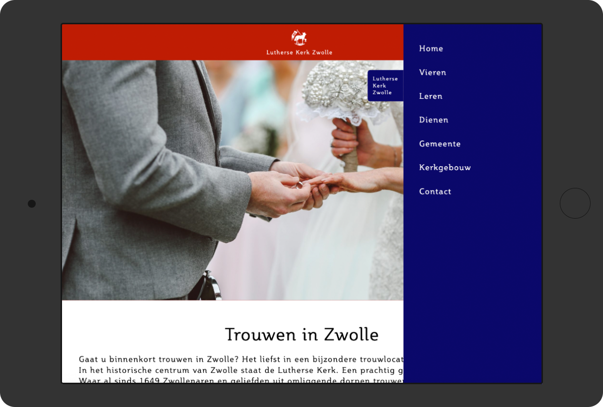 Lutherse Kerk Zwolle portfolio-elkz-tablet