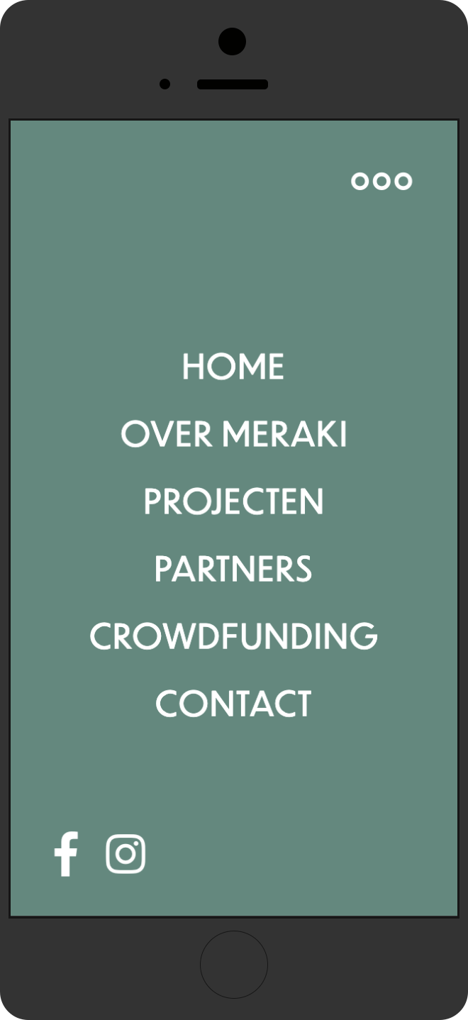 Meraki Theaterproducties portfolio-meraki-menu-phone